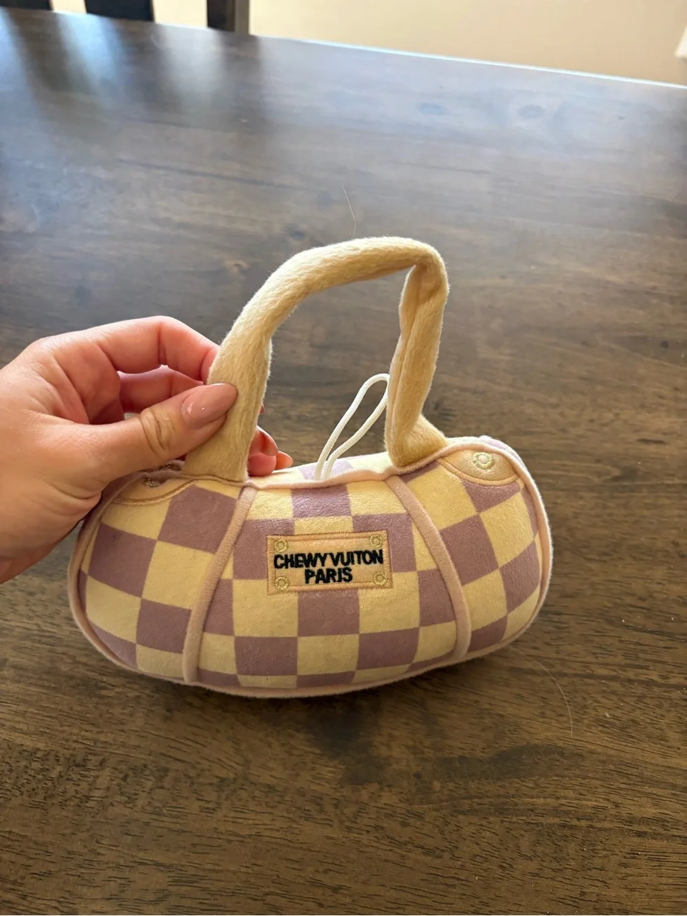 Plush Dog Toy - Chewy Vuitton Purse